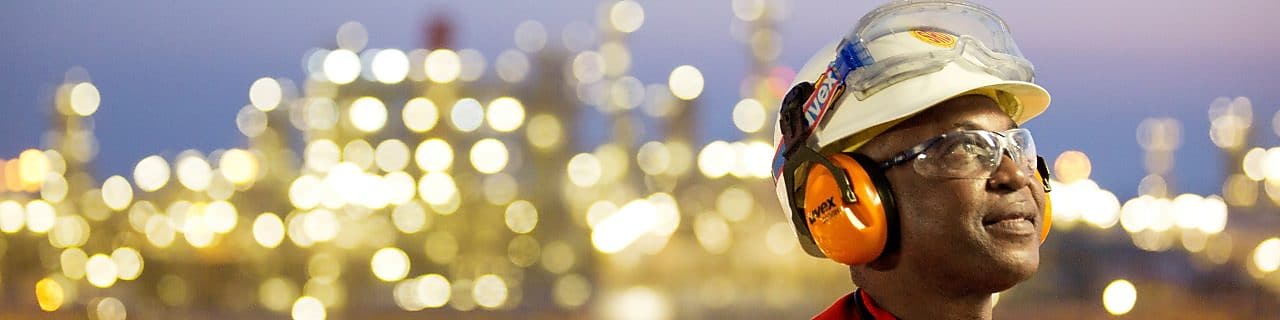 Employee at GTL plant