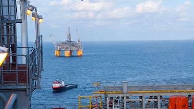 Offshore deep-water floating platform in the Gulf of Mexico