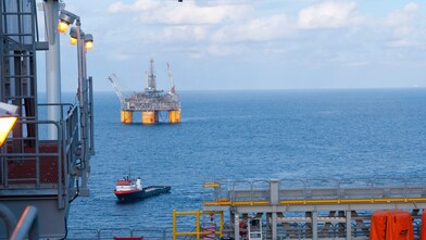 Offshore deep-water floating platform in the Gulf of Mexico
