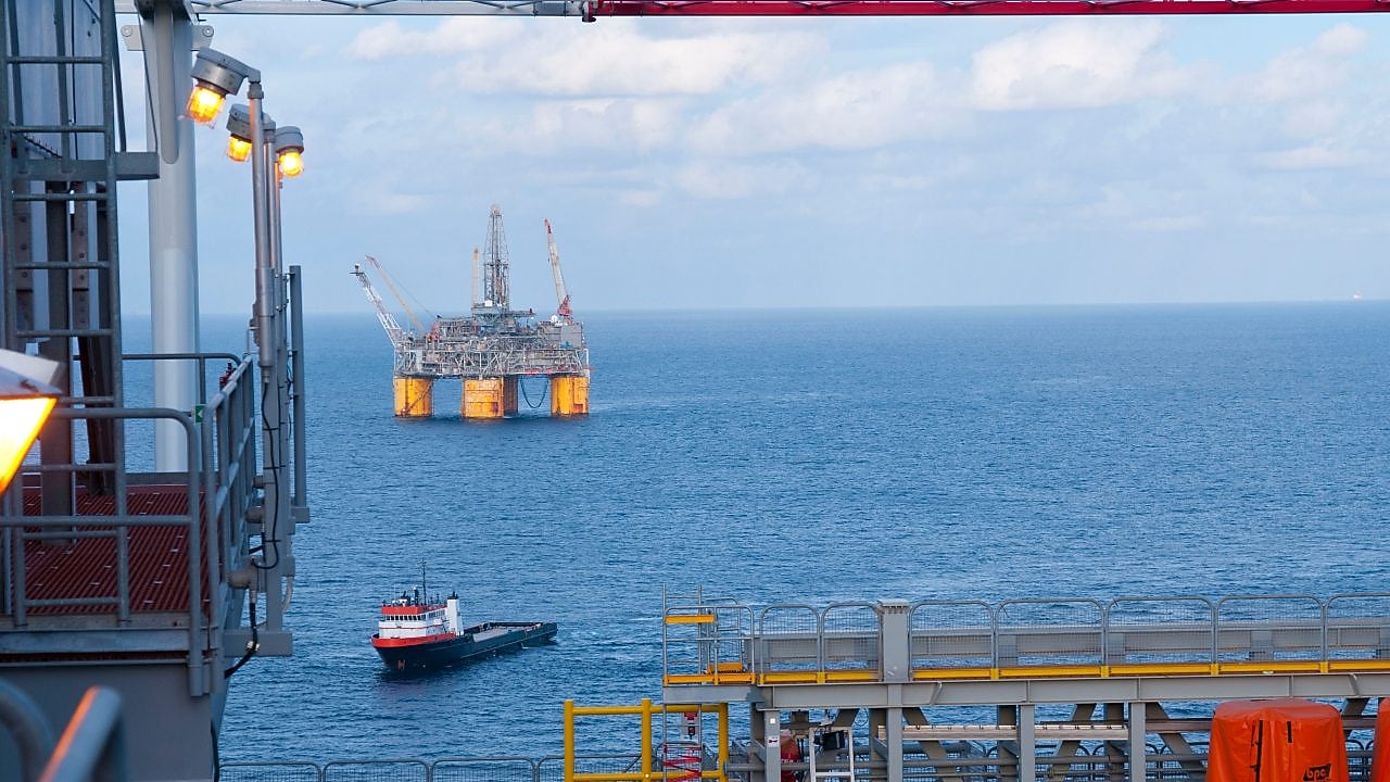 Offshore deep-water floating platform in the Gulf of Mexico