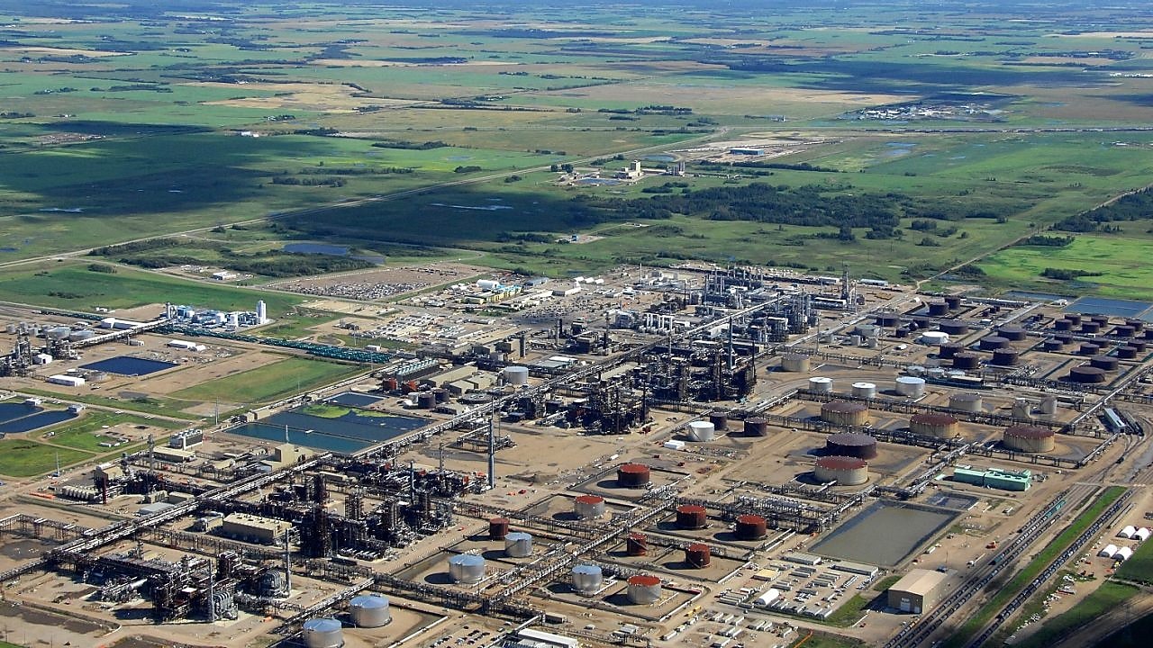 Aerial view of the Quest CCS project in Canada